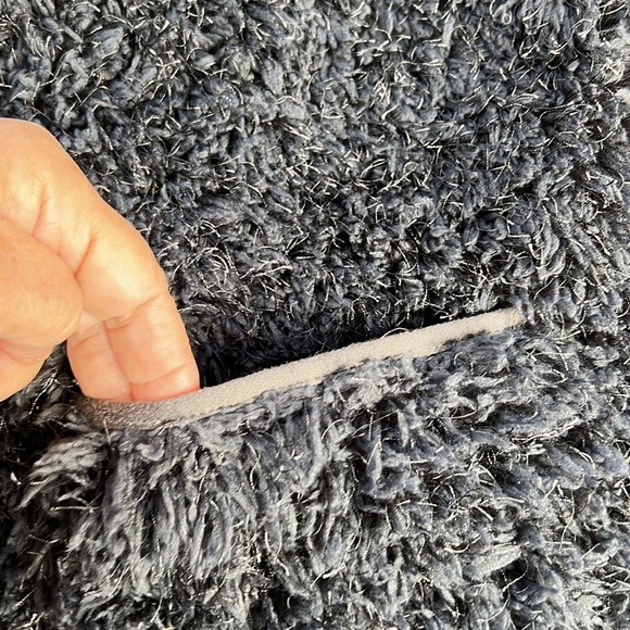 Bluivy COAT Winter Warm Faux Fur Black Shaggy Fluffy Holiday Gift Party NWT MD - Picture 12 of 16